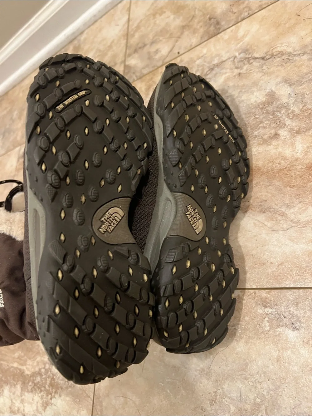 North Face Faux-Fur Snow Boots